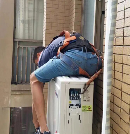 民丰空调移机